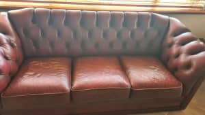Leather Sofa and Chairs