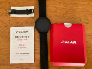 Polar Heart Rate Ignite 2 Watch AS NEW with warranty instructions etc