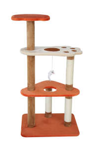 Large 117cm Cat Tree Scratch Post Scratching Pole Tower Gym Toy *ED842