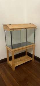 Fish Tank - Large, rimmed with stand