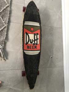 Simpsons Duff longboard / Skateboard