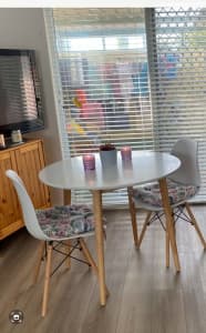 Wanted: dining table plus 2 chairs 
