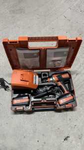 Fein 18v brushless 4 speed drill charger 2/5ah batteries