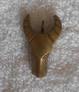 Brass Deer Head Pendant