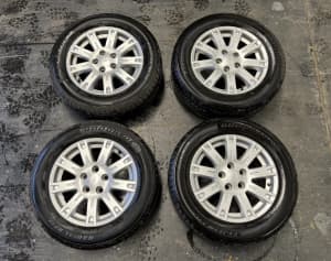 BA BF FG AU Alloy wheels & Goodride tyres 215/60R16- 95% tread Ford F