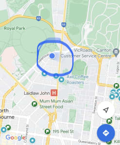 Melbourne Uni/ RMH /Parkville secure undercover car spot