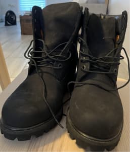 Timberland Men’s Boots Black Size 8w