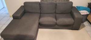 3 seater + chaise and 2 seater couch