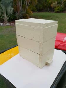 Native bee hive boxes