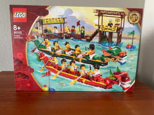 Lego 80103 Dragon Boat Race - Retired Hard to find BNISB