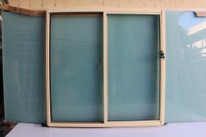Stock aluminium sliding windows. Located in Wetherill Park NSW