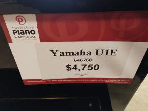 Yamaha U1 Second Hand Pianos with warranty.