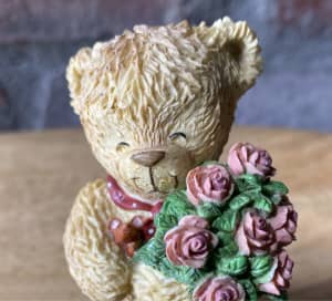 Vintage Rambling Ted Figurine/Valentines Day/Mothers Day