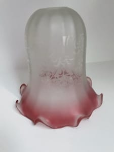 Vintage Frosted Etched Light Shade