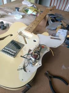Local luthier/builder/repairer electronics wiz