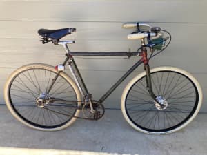 HEALING Retro vintage patina bike bicycle sturmey archer quadrant gear