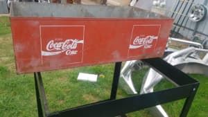 Coca Cola Coke drinks trough esky ice box galv commercial
