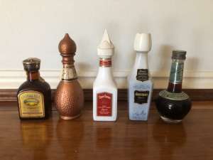 Vintage miniature bottles