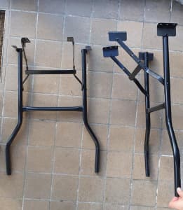 Table legs, folding/collapsible made from strong steel