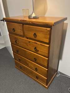 Tallboy and bedside tables