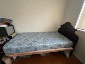 Single bed with mattress pick up only
