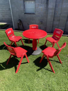 Coca-Cola outdoor table set