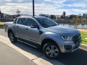 2019 Ford Ranger PX MkIII 2020.25MY Wildtrak Aluminium 10 Speed Sports Automatic Double Cab Pick Up