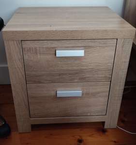 A pair of Bedside Tables with 2 drawers
