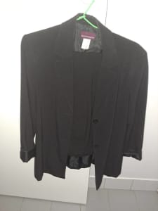 Ladies Black Suit (Pants/Jacket)