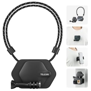TELESIN Magnetic Mount Quick Release Camera Neck Mount for GoPro 11/10