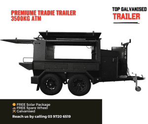 85 Tradesman Work Trailers Galvanised Chassis, Builders Trailer