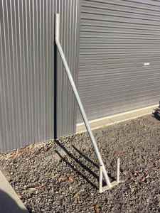 Temporary fencing fence brace stays