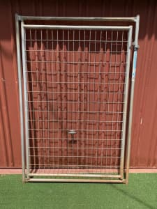 Temporary Fencing Galvanised XL Panels, Gate, Concrete Base & Clamps