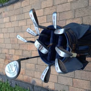 Full set PowerBilt/ProTrac Golf Clubs 