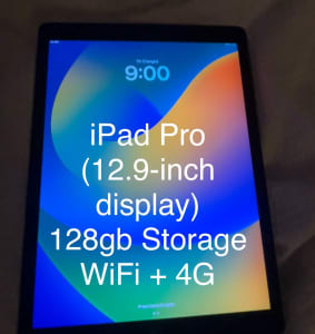 iPad Pro 12.9” - 128GB - Very Good Condition