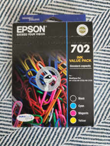 Genuine Epson Printer Ink 702. Brand New, In box RRP $94