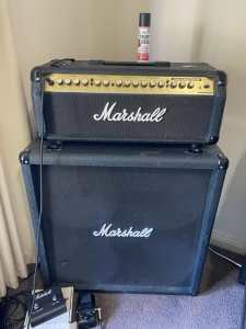 Marshall Valvestate VS100 AMP Head Unit & Quad Speaker Box