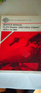 Harley Davidson FL/FX Models 1978 to 1983 - Workshop Manual