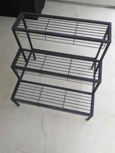 3 Tier Black Powder coated Steel Plant Stands - $20 Each