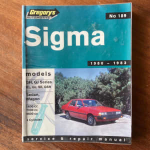 Mitsubishi Sigma GH GJ 1980 to 1983 Later Gregorys Service Manual