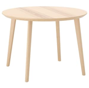 Lisabo Round Dining Table - Ash - IKEA