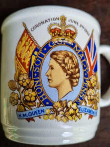 Queen Elizabeth 2nd coronation cup