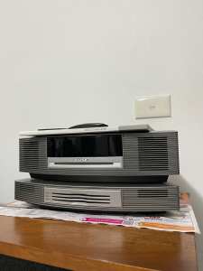 Bose wave music CD/AM/FM/AUX system iii.