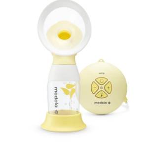 Medela electronic breast pump and accessories (inc bottles)