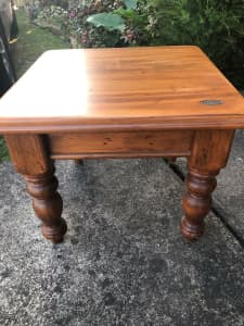 Wooden side table - pending pick up