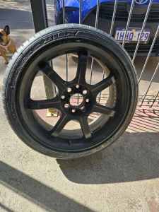 For Sale: Set of 17-Inch Rims with Brand New Tires
