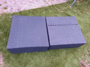 Garden Ottoman Pair x 2 Selling Together
