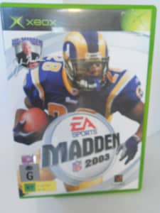 EA Sports Madden 2003 NFL original Xbox video game NFL gridiron