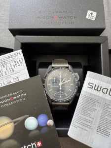 Omega X Swatch Moonswatch Mission To Mercury UNWORN UNDER RRP