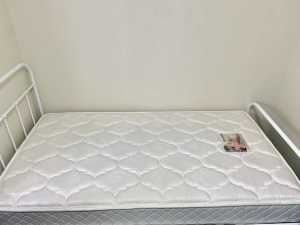 King-Single Bed and Mattress, like new.
